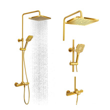 High End Bathroom Gold Luxury Shower Sets